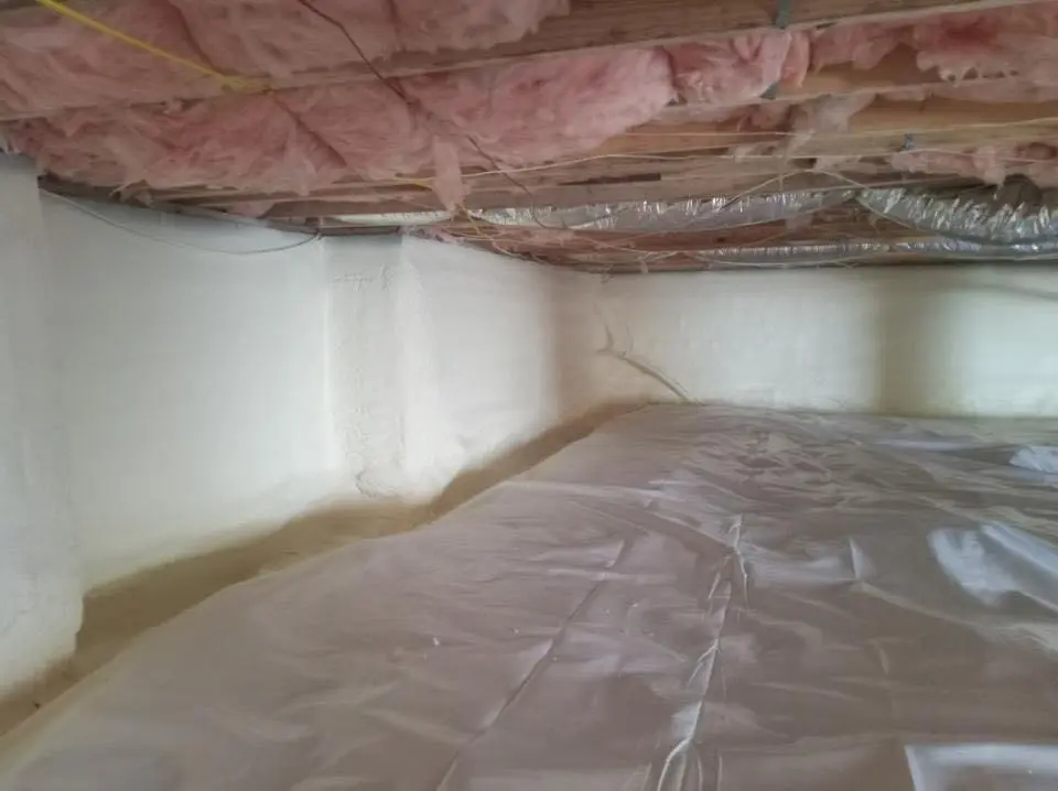Crawl space encapsulation with closed-cell spray foam for Roof Maintenance in Clarcona